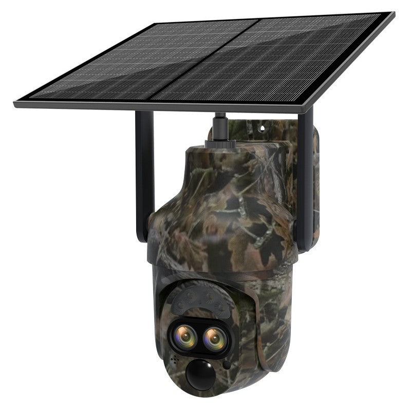 12x Zoom Solar Camouflage Outdoor 4G Surveillance Camera - Eleqz store
