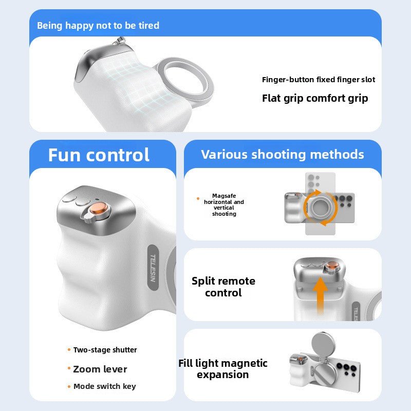 Mobile phone photography magnetic assist holder - Eleqz store
